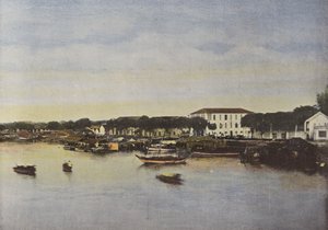 Kinesiska Arroyo (vänstra stranden) Saigon av European Photographer