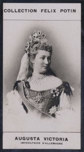 Augusta-Victoria, kejsarinna av Tyskland (1858) (s/v foto) av European Photographer