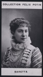 Blanche Baretta-Worms (1855) (s/v foto) av European Photographer