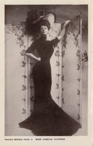 Camille Clifford, belgiskfödd scenskådespelerska (s/v foto) av European Photographer