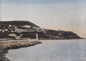 Ingång till hamnen i Nice och Mont Boron av European Photographer