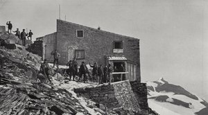 Ärkehertig Johann-Hutte, mot Wiesbachhorn (s/v foto) av European Photographer