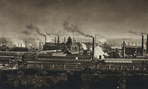 Tyskland, Krupp stålverk (s/v foto) av European Photographer