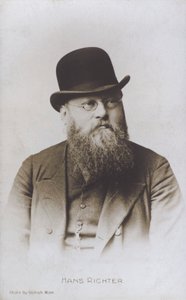 Hans Richter, österrikisk-ungersk dirigent (s/v foto) av European Photographer