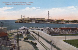 Havanna, Kuba: Slotten Malecon, Punta och Morro (foto) av European Photographer