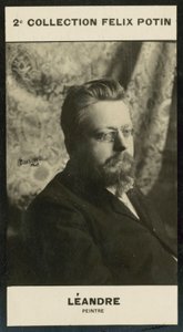 Leandre, målare (s/v foto) av European Photographer