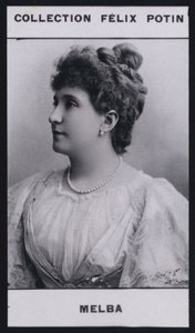Madame Nellie Melba (1860) (s/v foto) av European Photographer