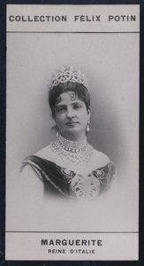 Marguerite, änkedrottning av Italien (1851) (s/v foto) av European Photographer
