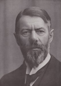 Max Weber, tysk historiker och ekonom (svartvitt foto) av European Photographer