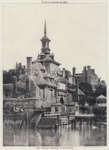Old Spanish Gateway i Rotterdam (s/v foto) av European Photographer