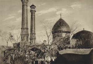 Persien, Teheran, Abdoll Asims grav (svartvitt foto) av European Photographer