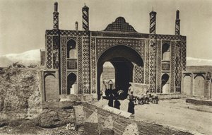 Persien, Teheran, Stadsport (svartvitt foto) av European Photographer