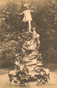 Peter Pan-statyn i Parc DEgmont i Bryssel av European Photographer