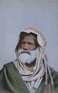 Porträtt av en beduinman, Nordafrika (färgfoto) av European Photographer