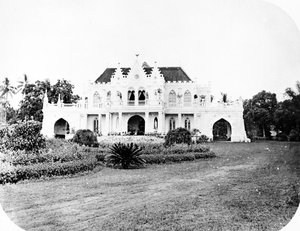 Raden Salehs House, Cikini, Java, c.1872 av European Photographer