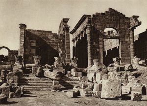 Sbeitia, Templet (svartvitt foto) av European Photographer