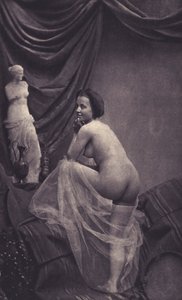 Andra kejsardömet naken (svartvitt foto) av European Photographer