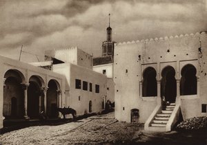 Tangiers, Treasure House and Tribunal (svartvitt foto) av European Photographer