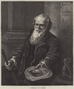 A Mendicant (gravyr) av European School