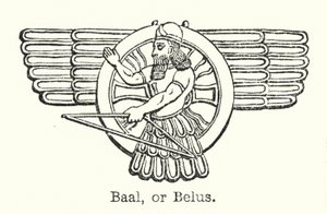 Baal eller Belus (gravyr) av European School