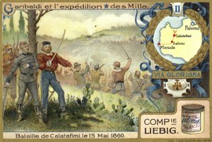 Slaget vid Calatafimi, Sicilien, 15 maj 1860 av European School