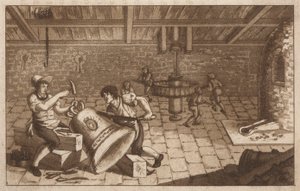 Bellmaking (litografi) av European School