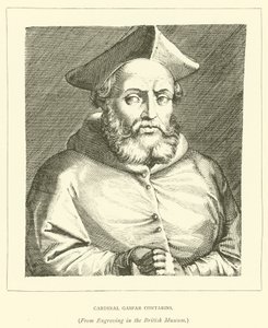 Kardinal Gaspar Contarini (gravyr) av European School