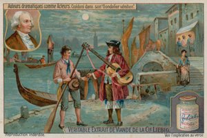 Carlo Goldoni i The Venetian Gondolier or the Lovers Scorn av European School