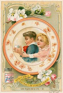 Barndom (chromolitho) av European School