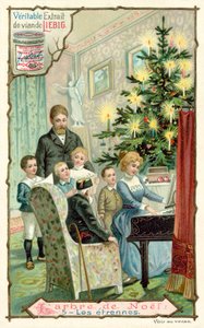 Julgran (chromolitho) av European School