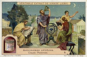 Claudius Ptolemaios, grekisk-romersk astronom och matematiker och geograf av European School