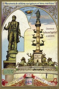 Kolonn av Wilhelm von Tegetthoff, österrikisk amiral, Wien av European School
