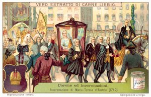 Kröning av kejsarinnan Maria Theresia av Österrike av European School