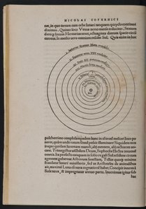 Cz 1.13 f.9v On the Revolutions of the Celestial Worlds av Nicholas Copernicus av European School