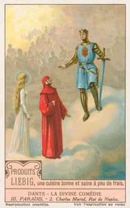 Dante, Den gudomliga komedin, Liebigkort, tidigt 1900-tal (chromo) av European School