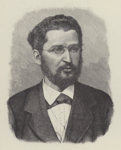 Edward Bernstein, tysk socialdemokratisk filosof och politiker (litografi) av European School