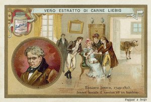 Edward Jenner, engelsk läkare och forskare som upptäckte ett vaccin mot smittkoppor av European School