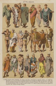 Etruscos (färg litho) av European School