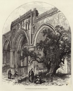 Fasad av El-Aksa-moskén, Jerusalem av European School
