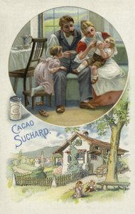 Mata ett litet barn Suchard kakao av European School