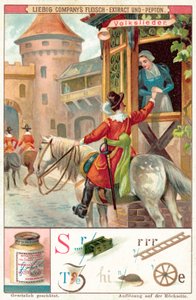 Folksång (chromolitho) av European School