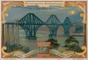 Forth Bridge över Firth of Forth, Skottland av European School