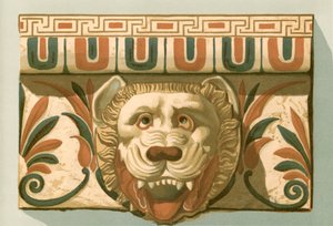 Fragment av terrakotta hittades vid Metapontim 1828 av European School