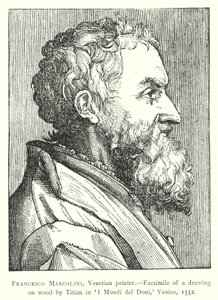 Francesco Marcolini, venetiansk tryckare (gravyr) av European School
