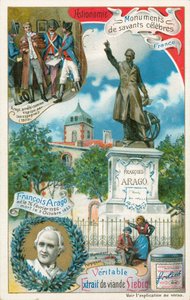 Francois Arago, Liebig-kort, början av 1900-talet (chromo) av European School