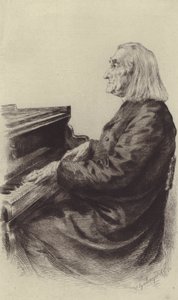 Franz Liszt (gravyr) av European School