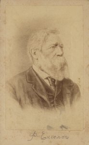 Friedrich Engels, tysk filosof och samhällsvetare, en av grundarna av den marxistiska teorin (litografi) av European School