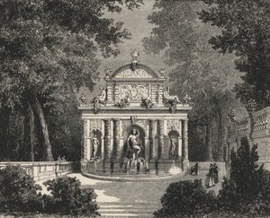 Grotte de Marie de Medicis au Luxembourg (gravyr) av European School