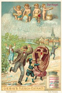 Hagel (chromolitho) av European School