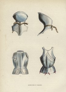 Gorgets And Breastplates (färgad gravyr) av European School